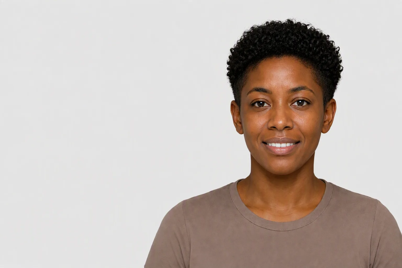 Short Tapered Curly